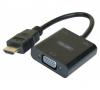 CONVERTISSEUR HDMI VERS VGA+AUDIO - 15 CM