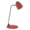 MAUL Lampe Starlet fluorescente livre avec ampoule bras mtal chrom, hauteur 29 cm coloris rouge