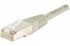 Cordon RJ45 CAT 6 F/UTP gris - 1,5 m