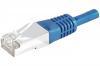 DEXLAN Cordon RJ45 CAT 6A S/FTP bleu - 2 m